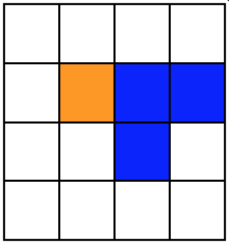 Game of life 2 hoăc 3 ô đang sống