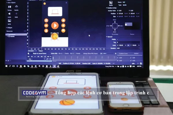 các lệnh cơ bản trong lập trình C