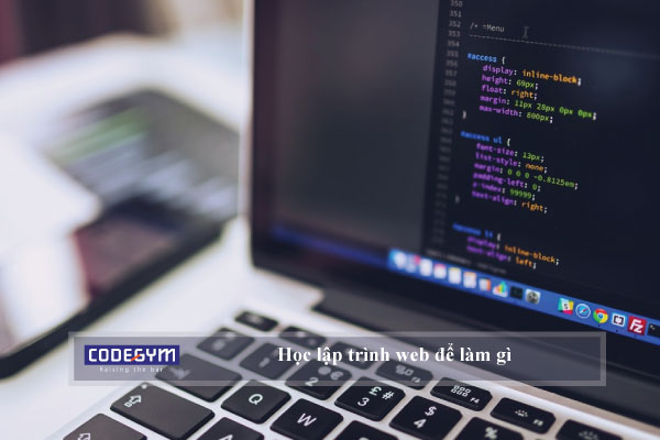 Học lập trình web để làm gì
