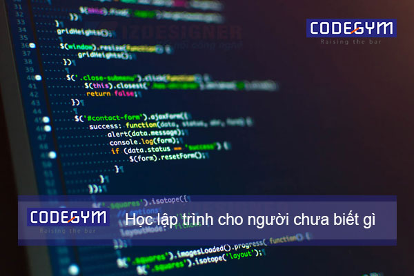 học lập trình cho người chưa biết gì