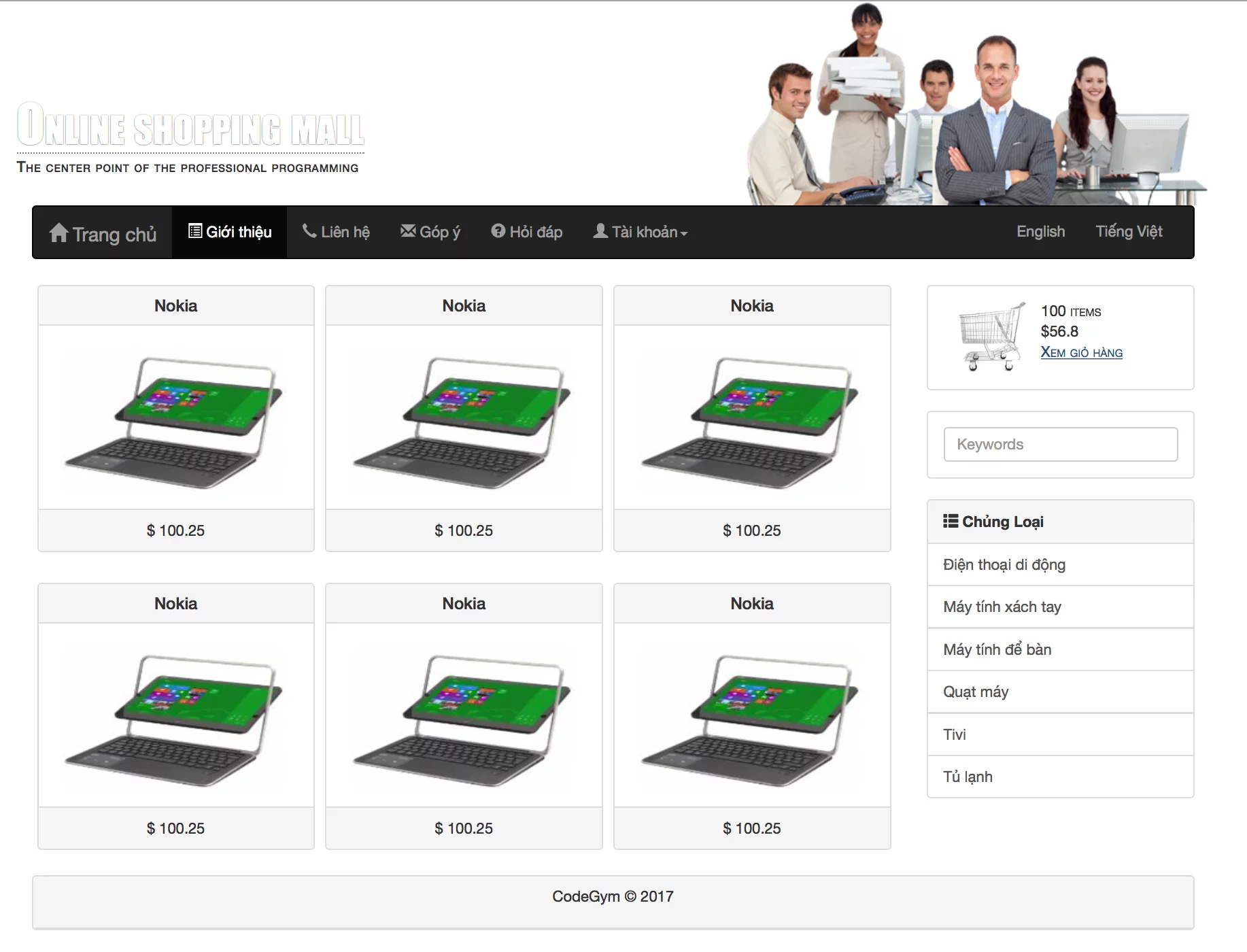 Tạo layout trong Bootstrap