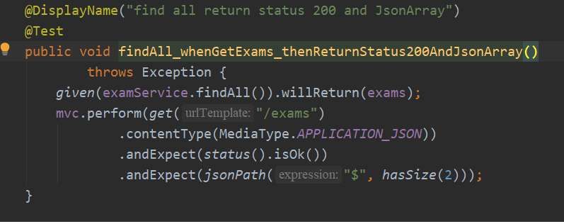test Controller trong Spring Boot với @WebMvcTest test Controller trong Spring Boot với @WebMvcTest