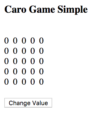 Tạo bàn cờ caro đơn giản