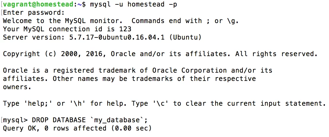 Tạo và xóa CSDL trên PHPMyAdmin