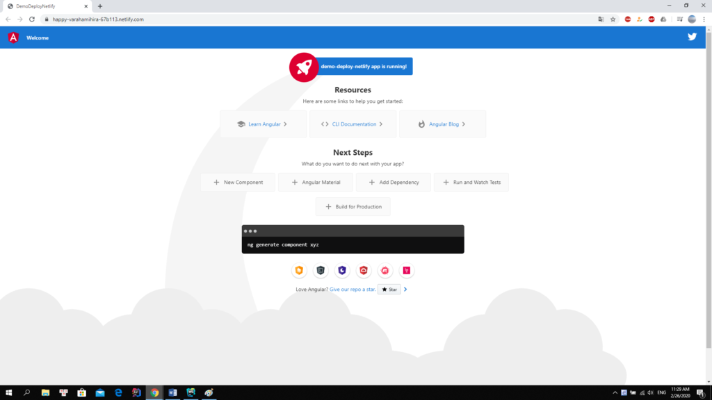 deploy angular lên netlify