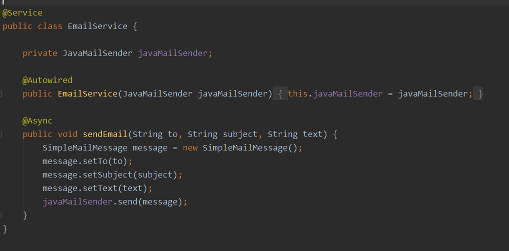 xác thực gmail Spring Boot