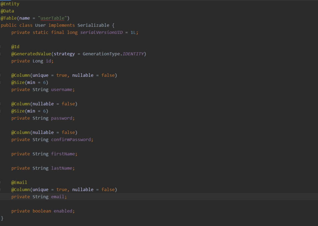 xác thực gmail Spring Boot