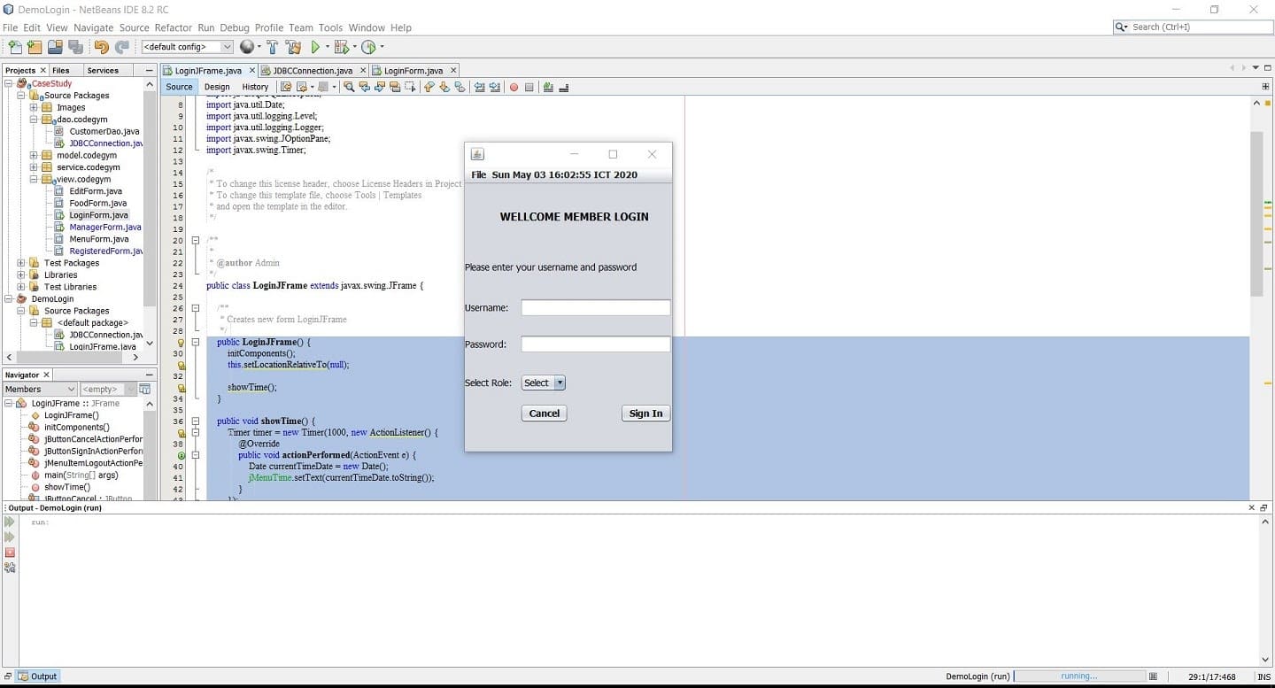 Tạo form đăng nhập