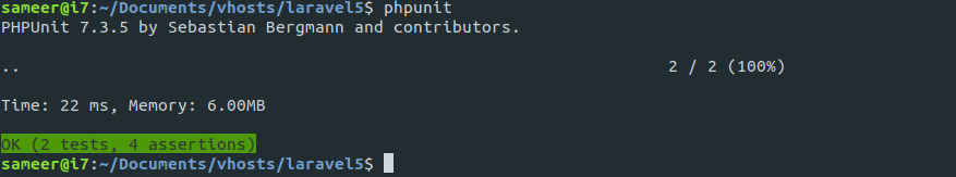 PHP Test Driven Development