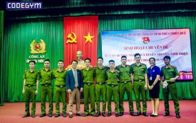 CodeGym Huế đồng hành tư vấn hướng nghiệp cho chiến sĩ nghĩa vụ công an