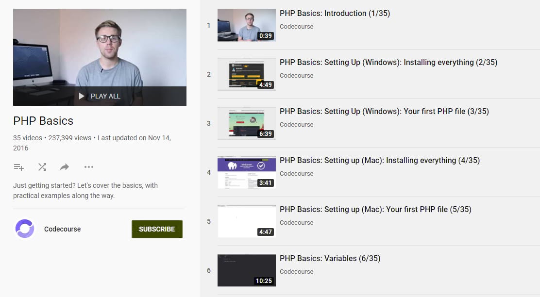 khóa học lập trình php online