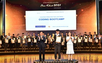 CodeGym nhận giải thưởng Sao Khuê 2021 về lĩnh vực Đào tạo CNTT
