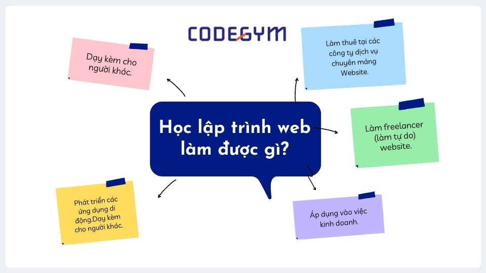 Học lập trình web ra làm gì