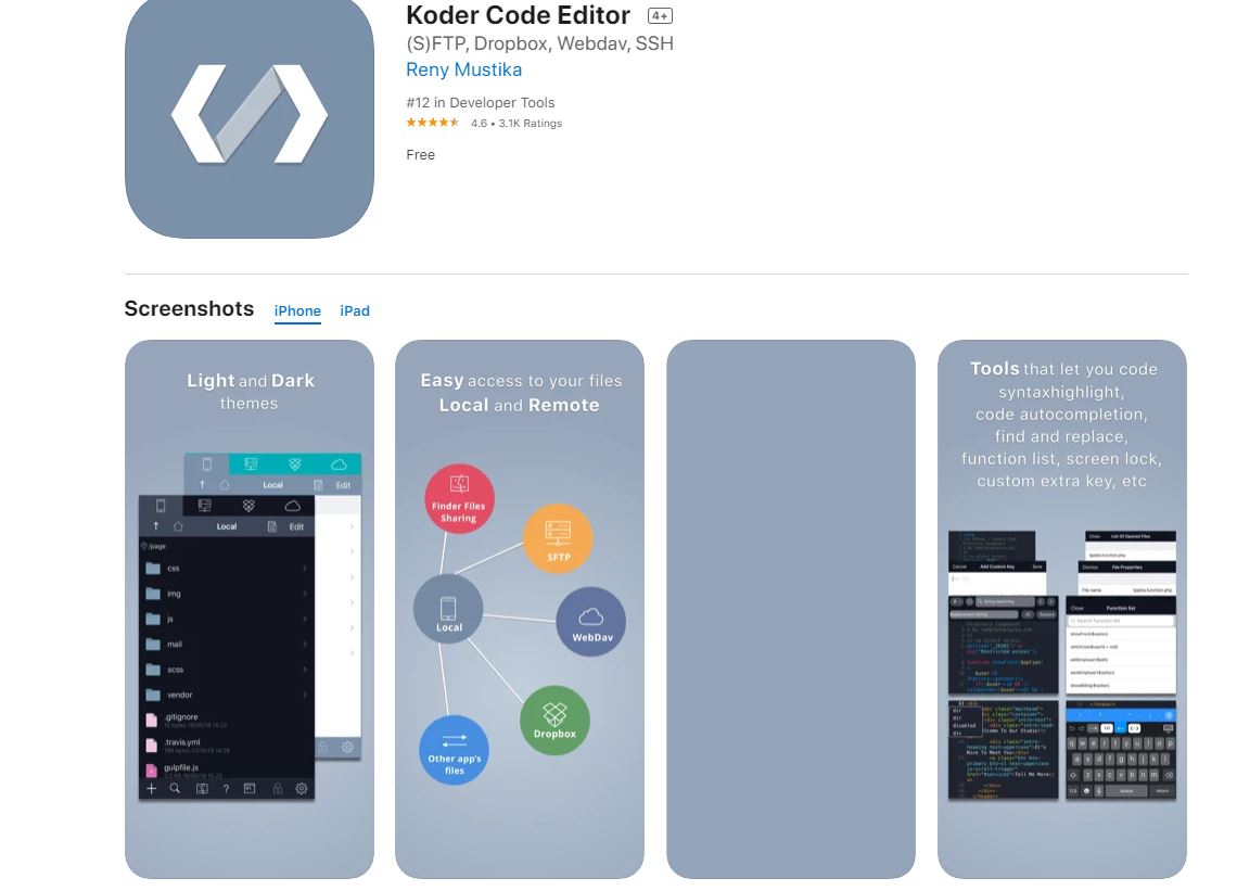Ứng dụng học lập trình trên điện thoại IOS