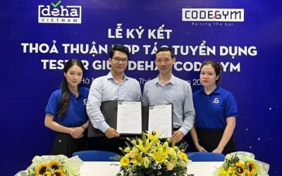 DEHA – CODEGYM: Lễ ký kết thỏa thuận hợp tác tuyển dụng Tester (MoU)