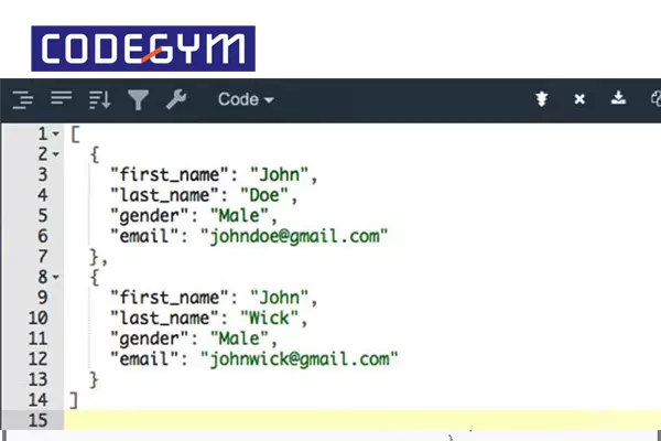 cấu trúc của JSON là hình thức thể hiện của JSON bằng dấu ngoặc nhọn