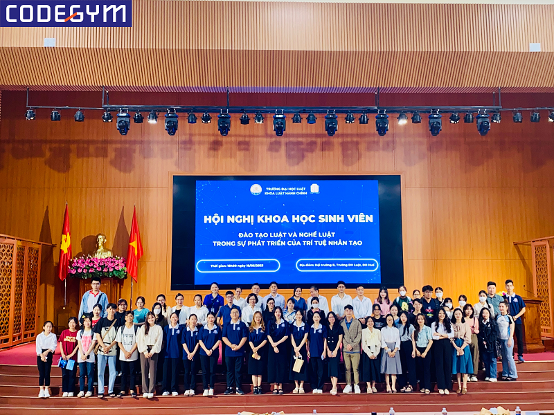 CodeGym Huế đồng hành cùng Hội Nghị Khoa Học Sinh Viên Khoa Luật Hành Chính năm 2023.