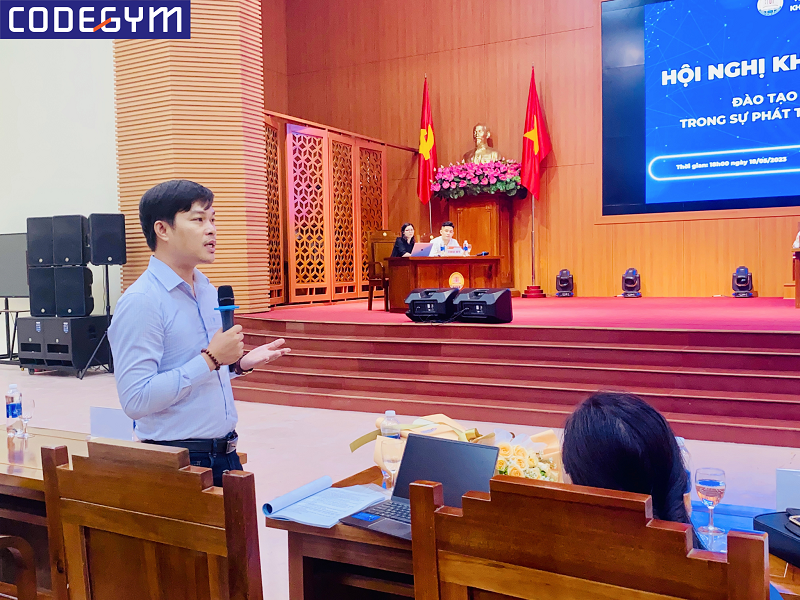 CodeGym Huế đồng hành cùng Hội Nghị Khoa Học Sinh Viên Khoa Luật Hành Chính năm 2023.