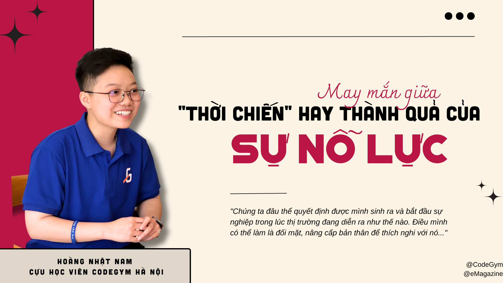 Hoàng Nhật Nam - học viên CodeGym