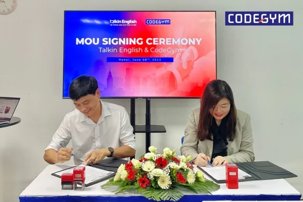 CodeGym và Talkin English ký kết thỏa thuận hợp tác
