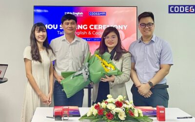 CodeGym bắt tay Talkin English đào tạo tiếng Anh cho học viên