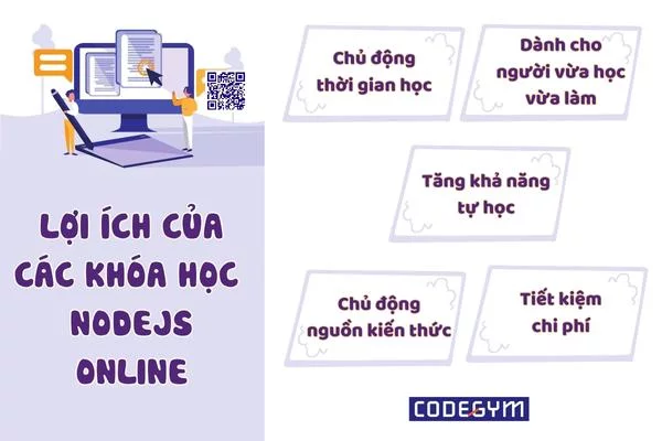 Lợi ích của các khoá học NodeJS online