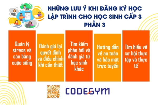 Cần lưu ý những gì khi đăng ký học lập trình cho học sinh cấp 3