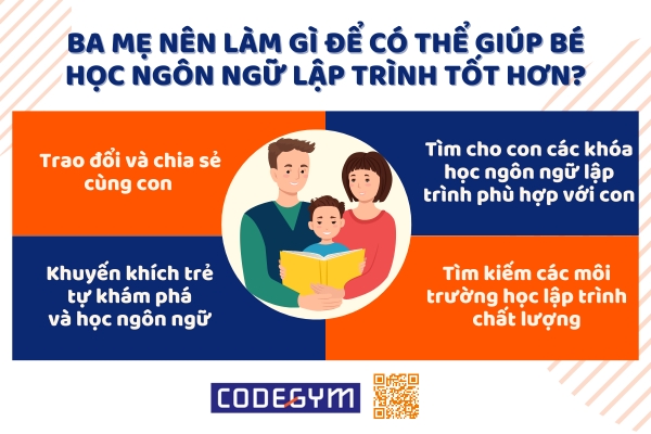 Cách học lập trình ở trẻ em