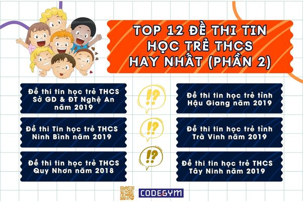 Bộ đề thi tin học trẻ THCS hay nhất phần 2