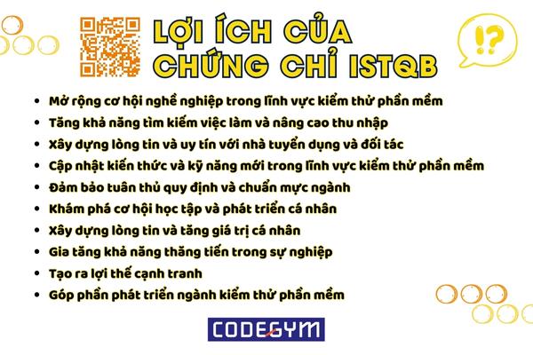 Lợi ích của chứng chỉ ISTQB