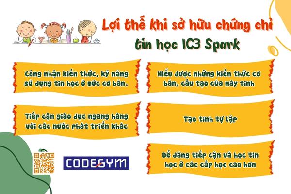 Lợi thế khi học sinh tiểu học sở hữu chứng chỉ tin học IC3 Spark