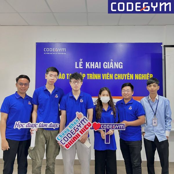 Các tân học viên tại CodeGym Huế