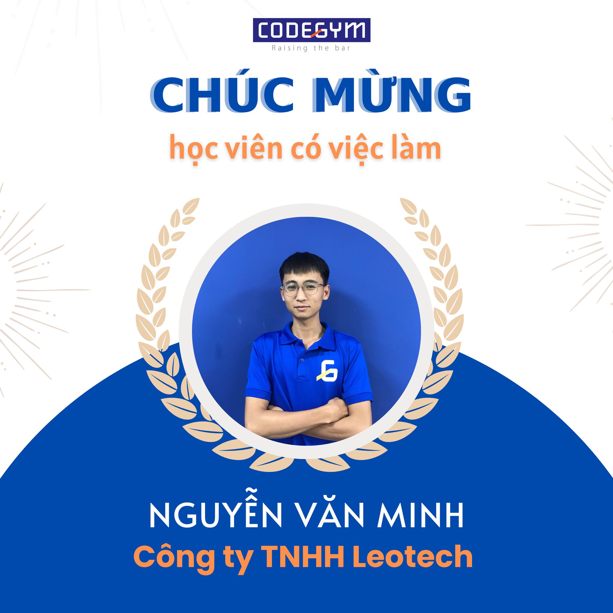 Học viên CodeGym thành công chuyển nghề lập trình, gia nhập Công ty TNHH Leotech