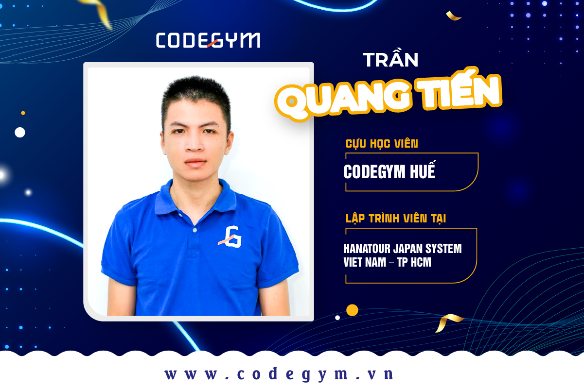 Cựu học viên Trần Quang Tiến