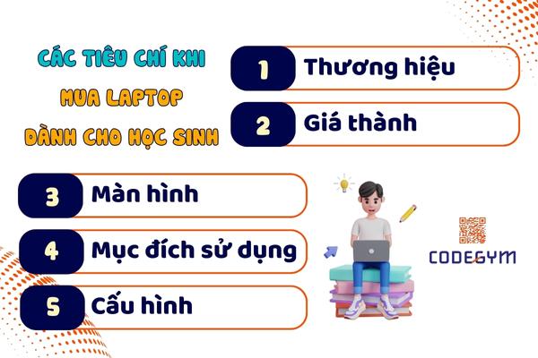 Các tiêu chí khi mua laptop dành cho học sinh