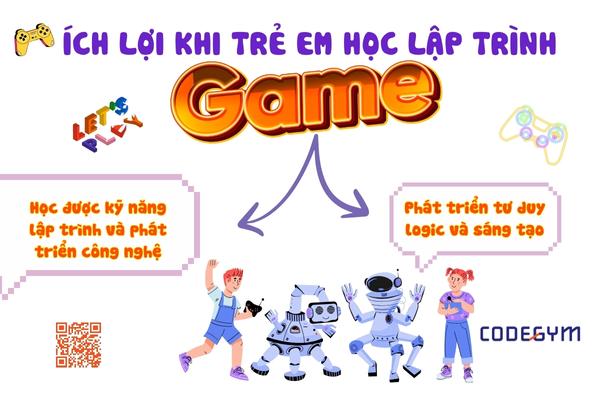 Học lập trình game cho trẻ em có những ích lợi gì