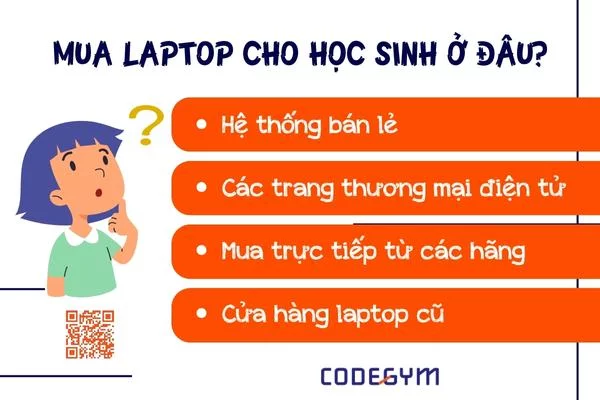 Mua laptop cho học sinh ở đâu