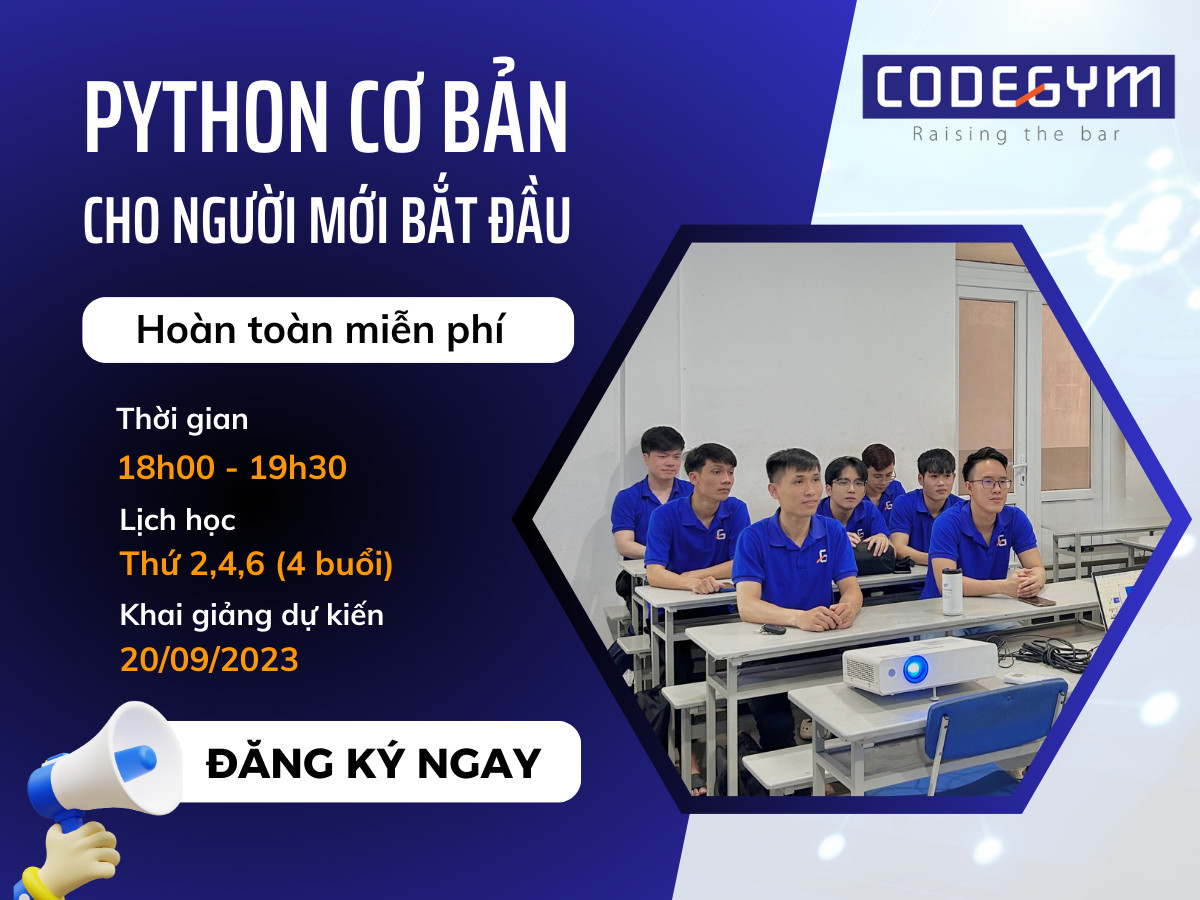 Khoá Python MIỄN PHÍ