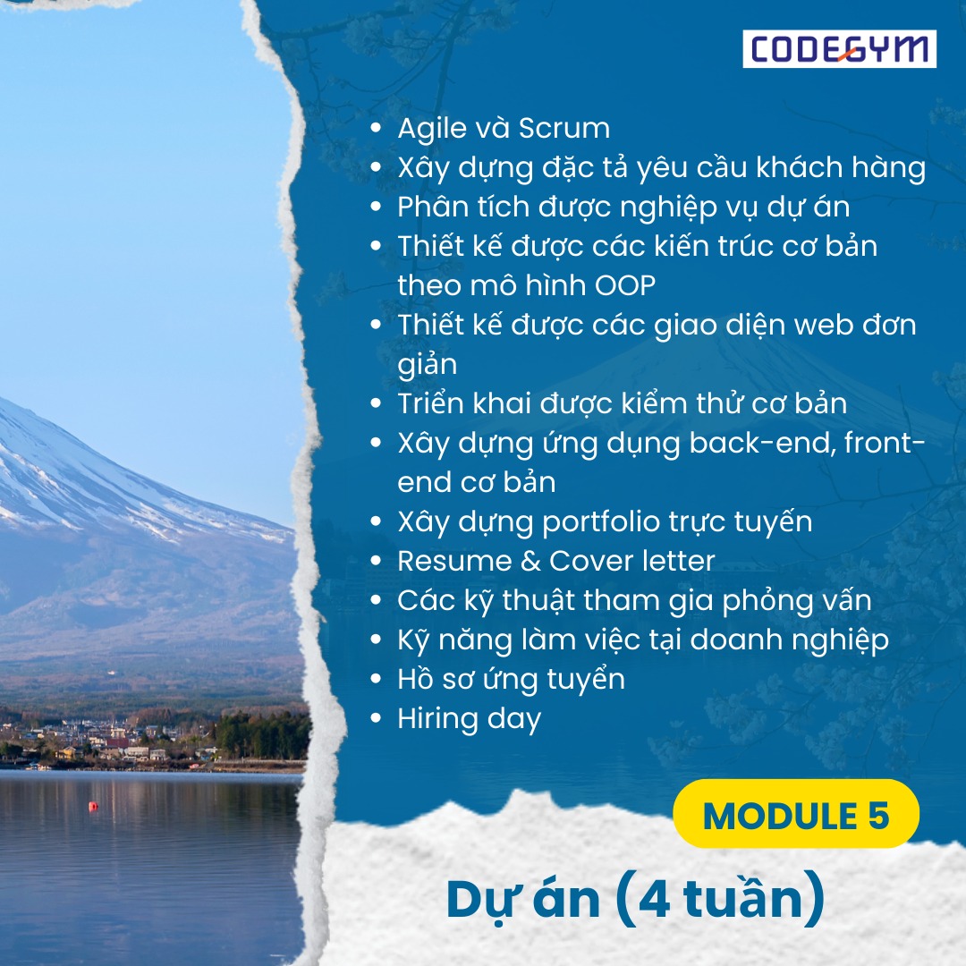 Lộ trình đào tạo Kỹ sư cầu nối nhật bản module 5