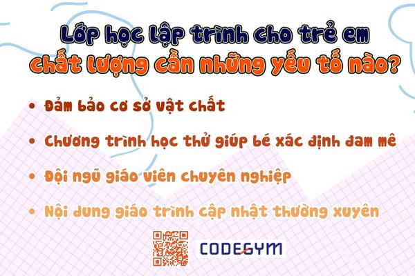 Những yếu tố cần chú ý để chọn lớp học lập trình chất lượng
