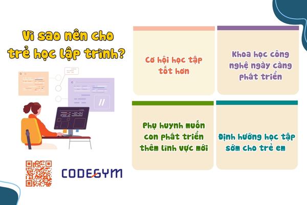 Vì sao nên cho trẻ học lập trình