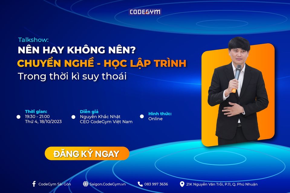 Talkshow: Chuyển nghề - Học lập trình trong thời kỳ suy thoái