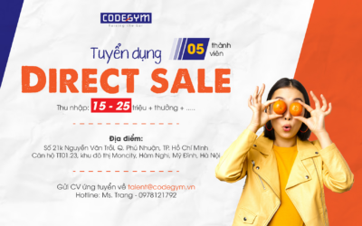 Tuyển dụng Direct Sales (Sản Phẩm Khóa Học Lập Trình Hiện Đại) tại Hà Nội, TP.Hồ Chí Minh