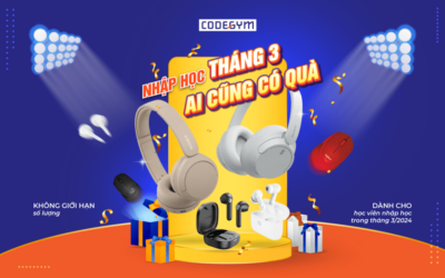 Tặng quà lên tới 4 triệu đồng cho học viên nhận học tháng 3