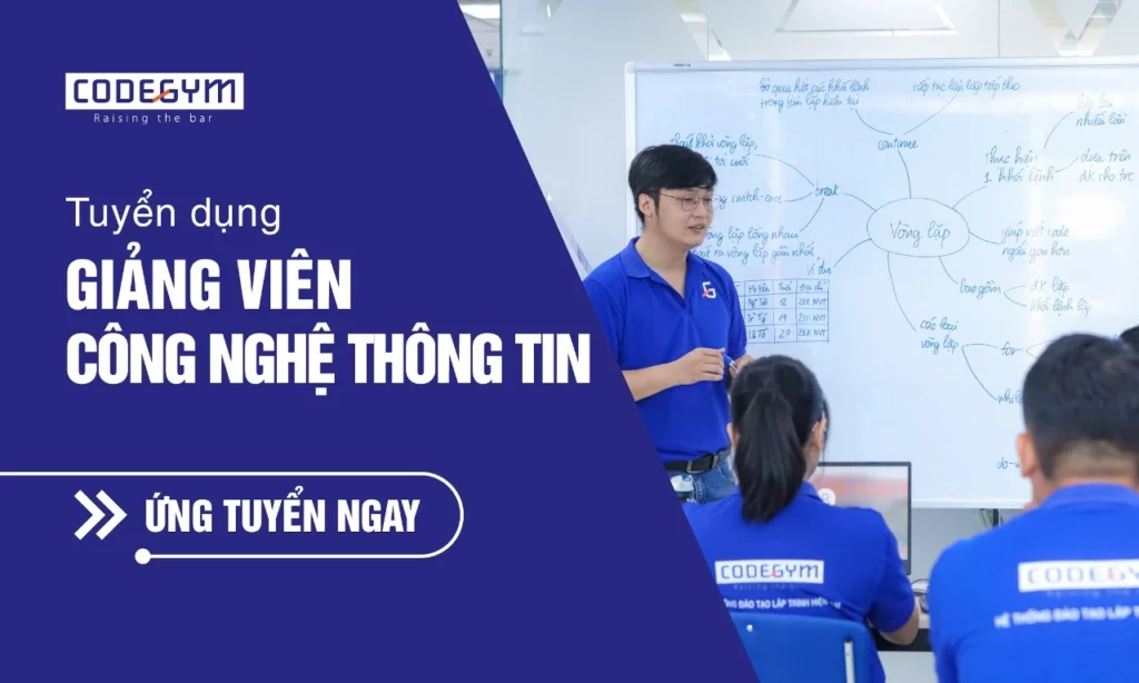 tuyển dụng giảng viên Công nghệ thông tin