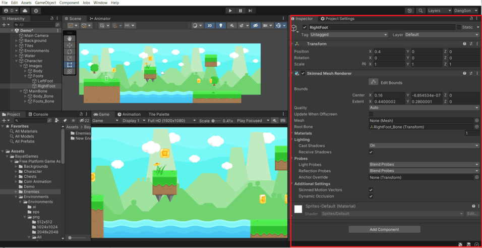 thuộc tính cơ bản trong Game