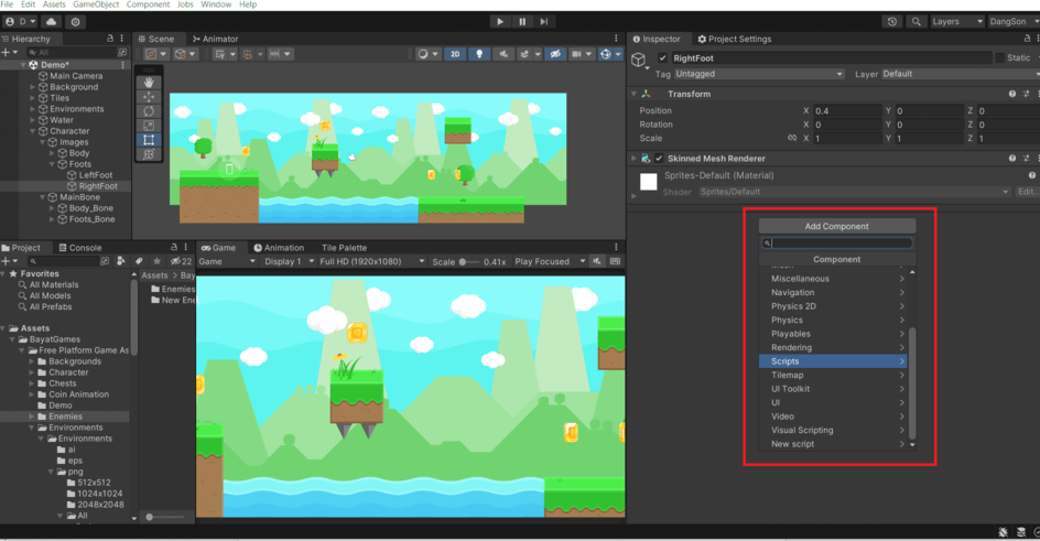 thuộc tính cơ bản trong Game