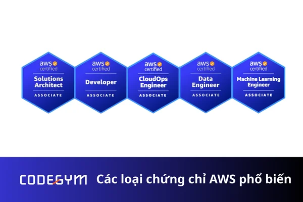 các loại chứng chỉ aws