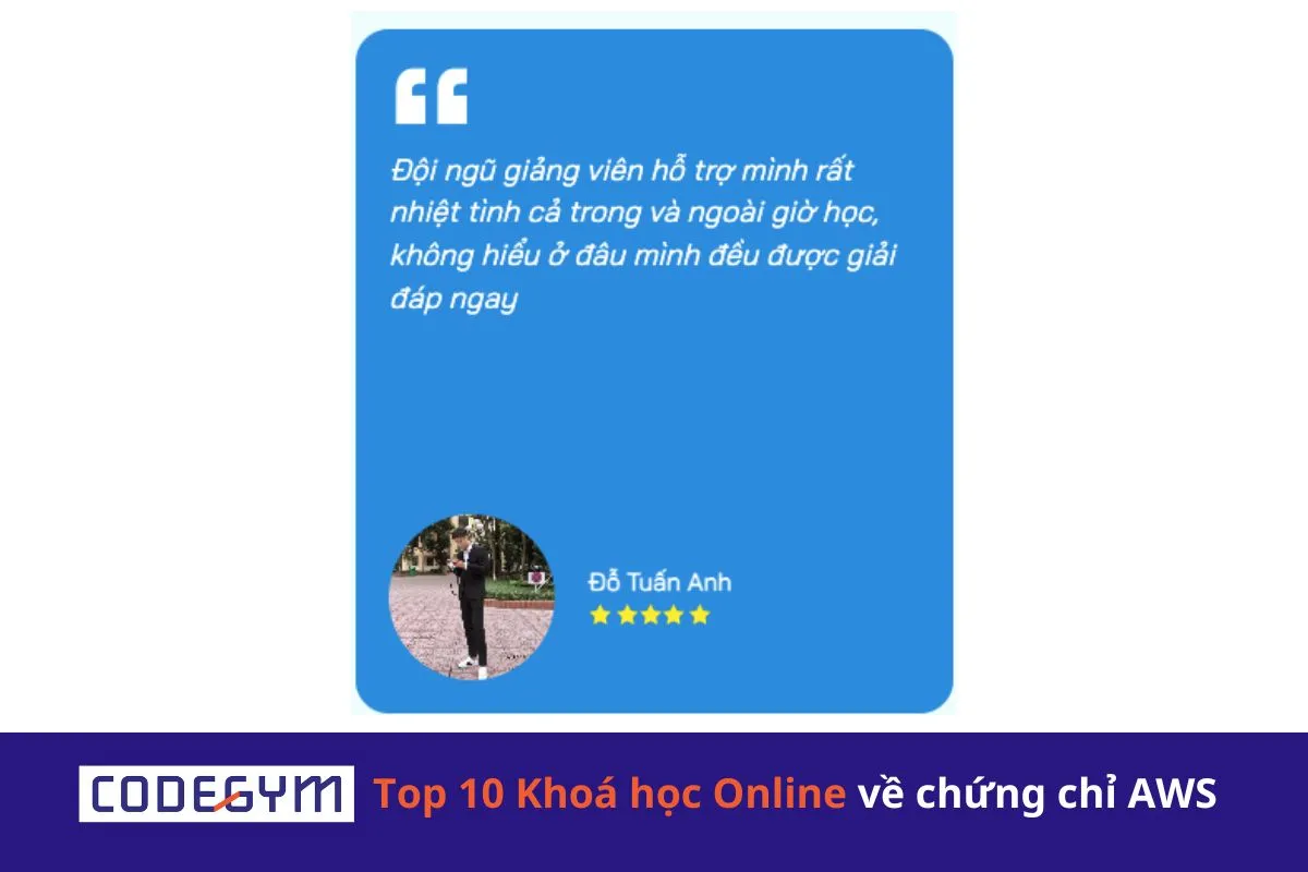 Top 10 Khoá học Online về chứng chỉ AWS