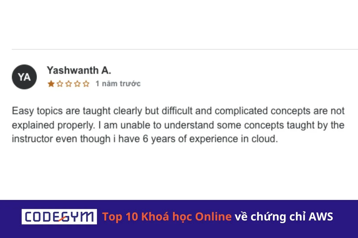 Top 10 Khoá học Online về chứng chỉ AWS